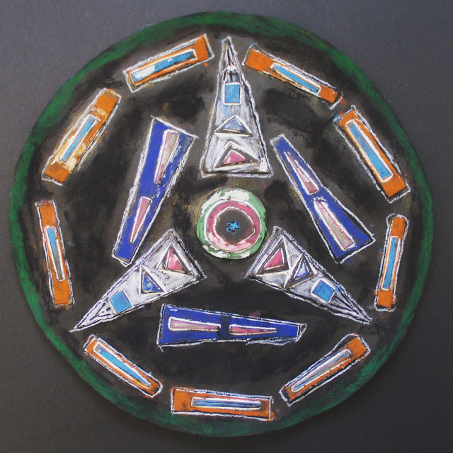 Collagraph Mandalas | www.smallhandsbigart.com