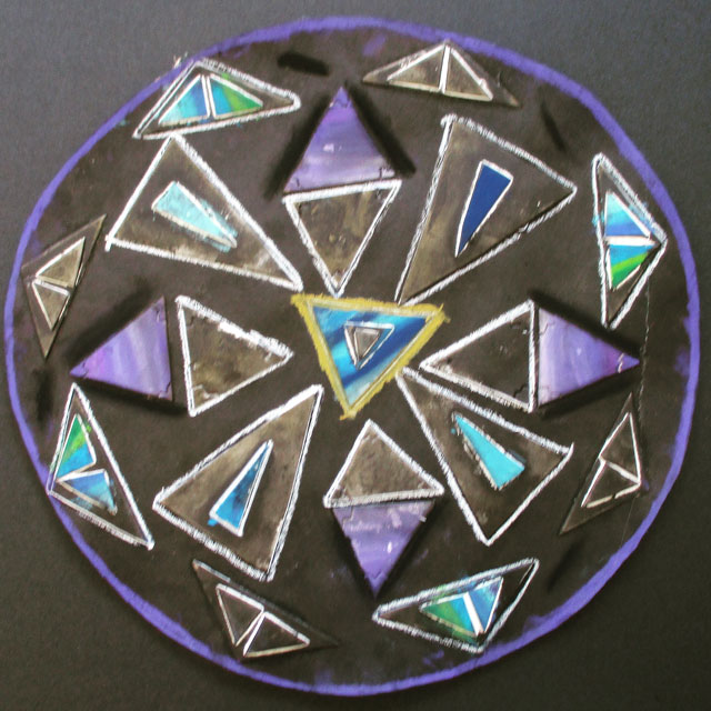 Collagraph Mandalas | www.smallhandsbigart.com