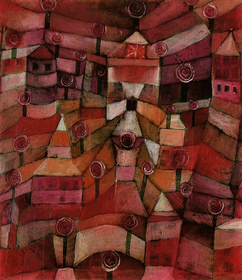Paul Klee Jardin de Rosas