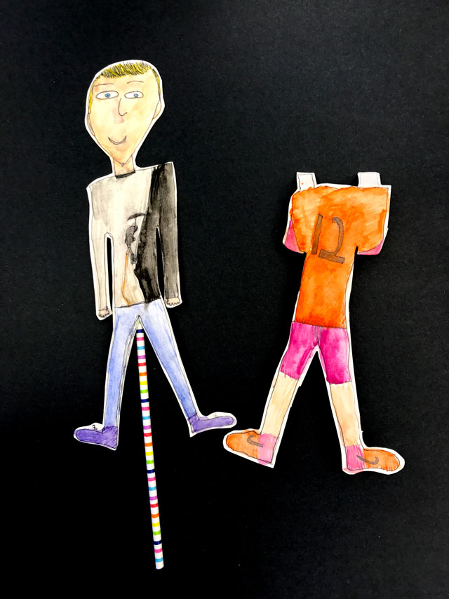 Paper Characters // www.smallhandsbigart.com