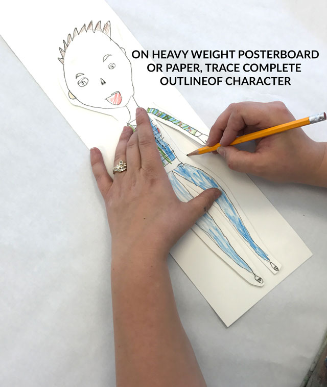 Paper Characters // www.smallhandsbigart.com