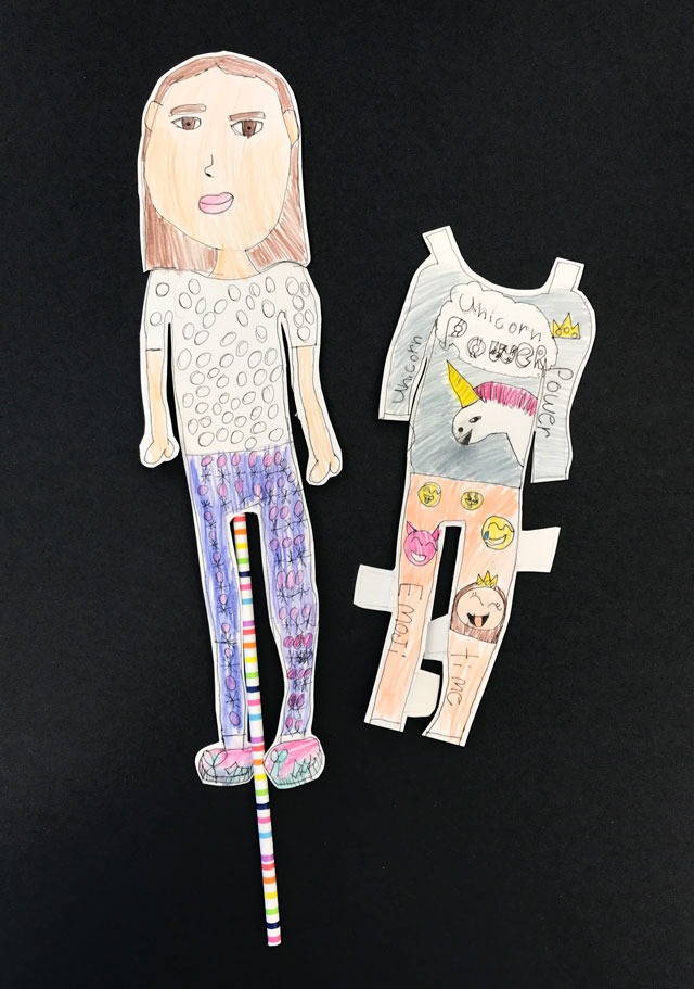 Paper Characters // www.smallhandsbigart.com