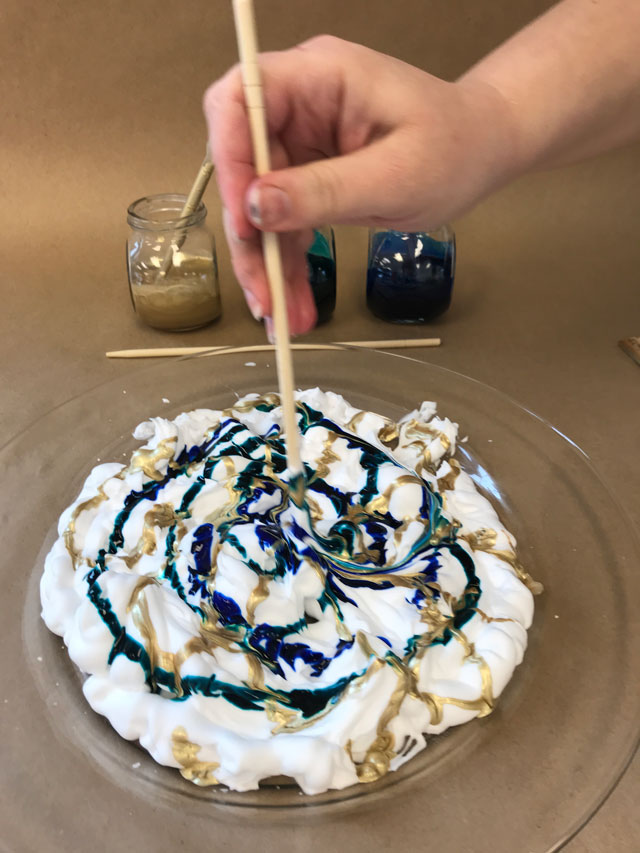 Adult Paper Marbling Workshop / Small Hands Big Art