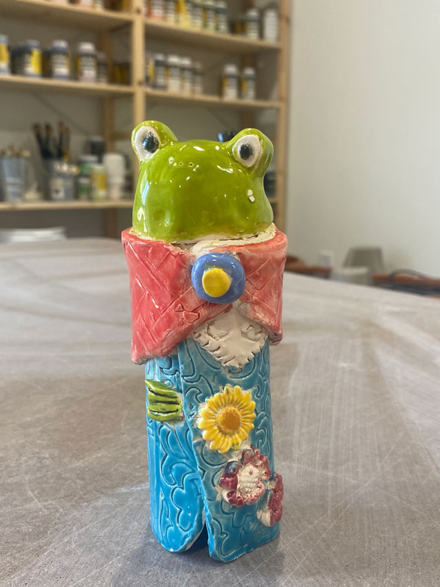 Frog "Sprit Animal" Statue