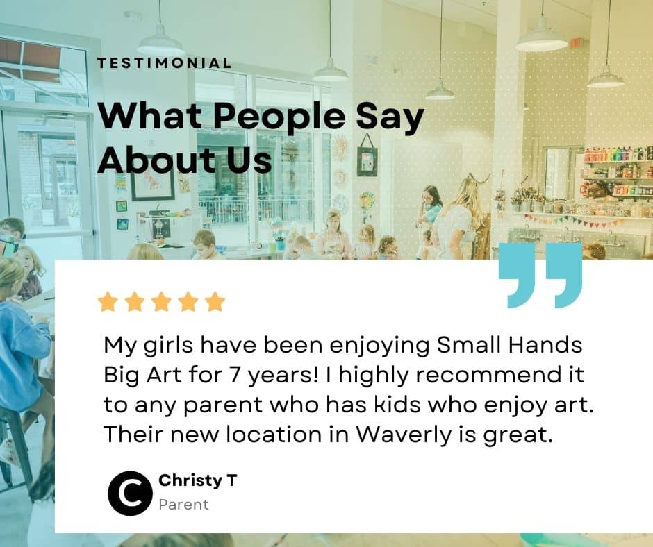 Small Hands Big Art Customer Testimonial