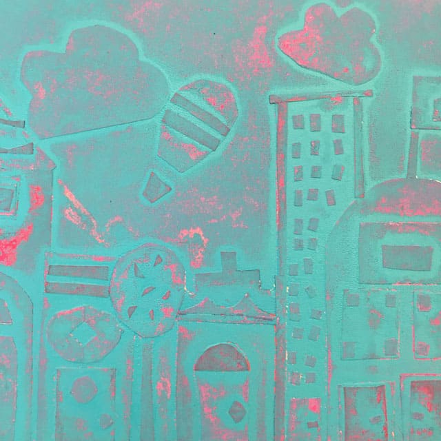 Collagraphs Art Lesson| www.smallhandsbigart.com