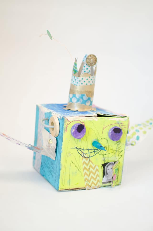 Mechanical Box Creatures // www.smallhandsbigart.com
