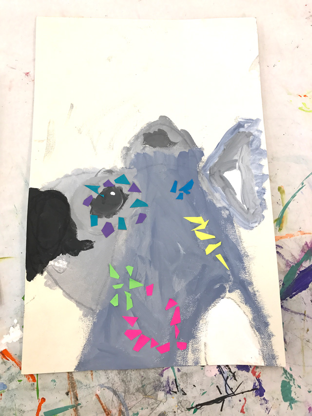 Pete Cromer Inspired Koala Painting Project// www.smallhandsbigart.com