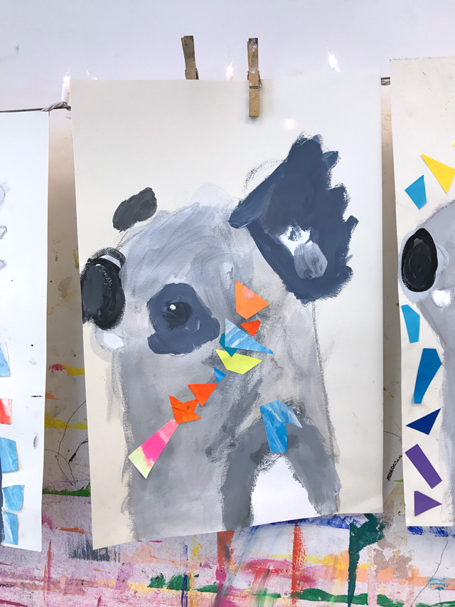 Pete Cromer Inspired Koala Painting Project// www.smallhandsbigart.com