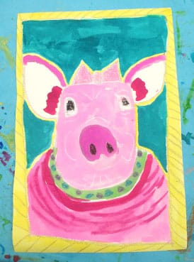 Portraiture Lesson for Kids | www.smallhandsbigart.com/blog