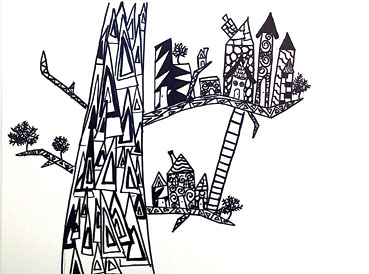 Sarah Hennessey Tree Towns | www.smallhandsbigart.com/blog