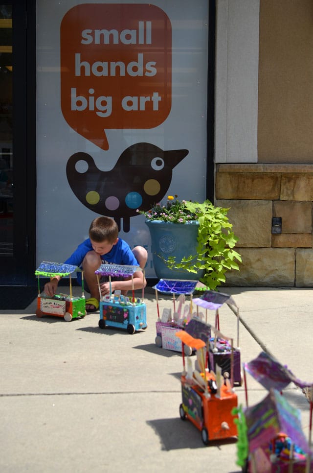 Flea Market Cart // Small Hands Big Art Flea Market Cart // Small Hands Big Art
