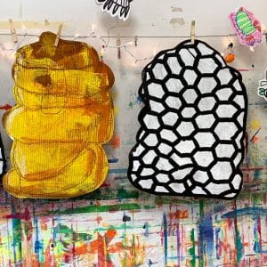bumblebees / small hands big art