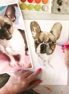 Adult Pet Portrait Workshop // Small Hands Big Art