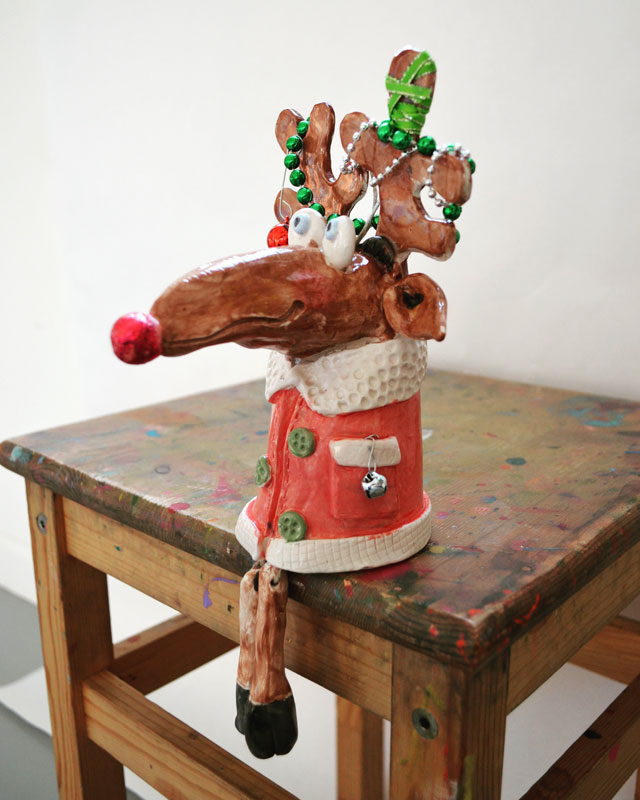 ceramic reindeer