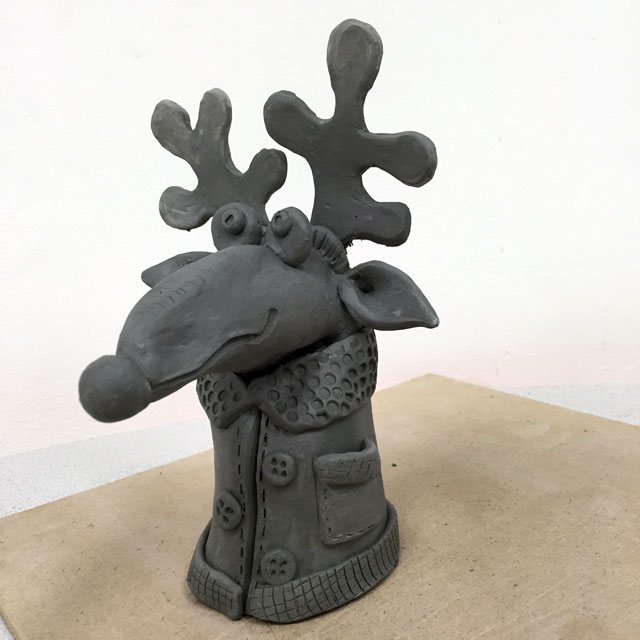 ceramic reindeer