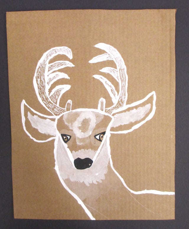 monochromatic deer