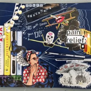 Surreal Collage art project for teens