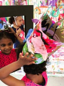 Upcycle Crowns - a Preschool Art Project from Small Hands Big Art