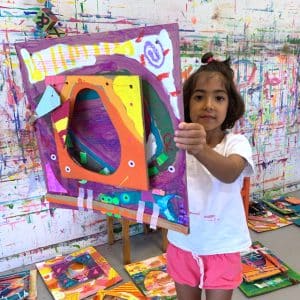 3D Cardboard sculpture from Small Hands Big Art