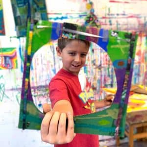 3D Cardboard sculpture from Small Hands Big Art