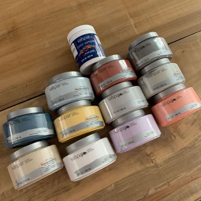 Valspar Paint Samples