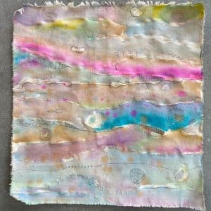 Seascape Textile Painting / Small Hands Big Art