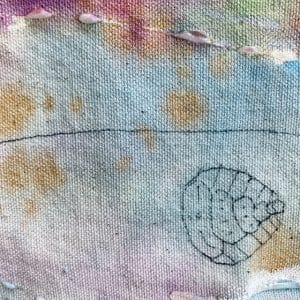 Seascape Textile Painting / Small Hands Big Art