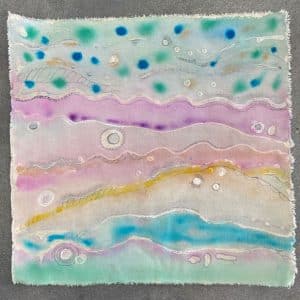 Seascape Textile Painting / Small Hands Big Art