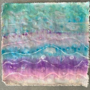 Seascape Textile Painting / Small Hands Big Art