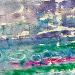 Seascape Textile Painting / Small Hands Big Art