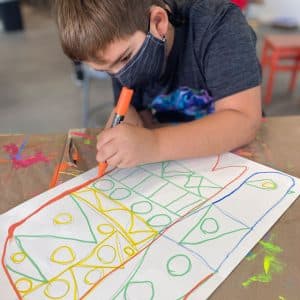 Sanna Annukka Inspired Bird Art Lesson for Kids