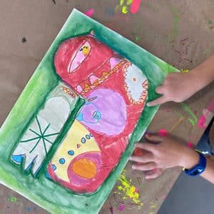 Sanna Annukka Inspired Bird Art Lesson for Kids