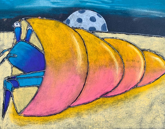 Hermit Crab Elementary Art Project 