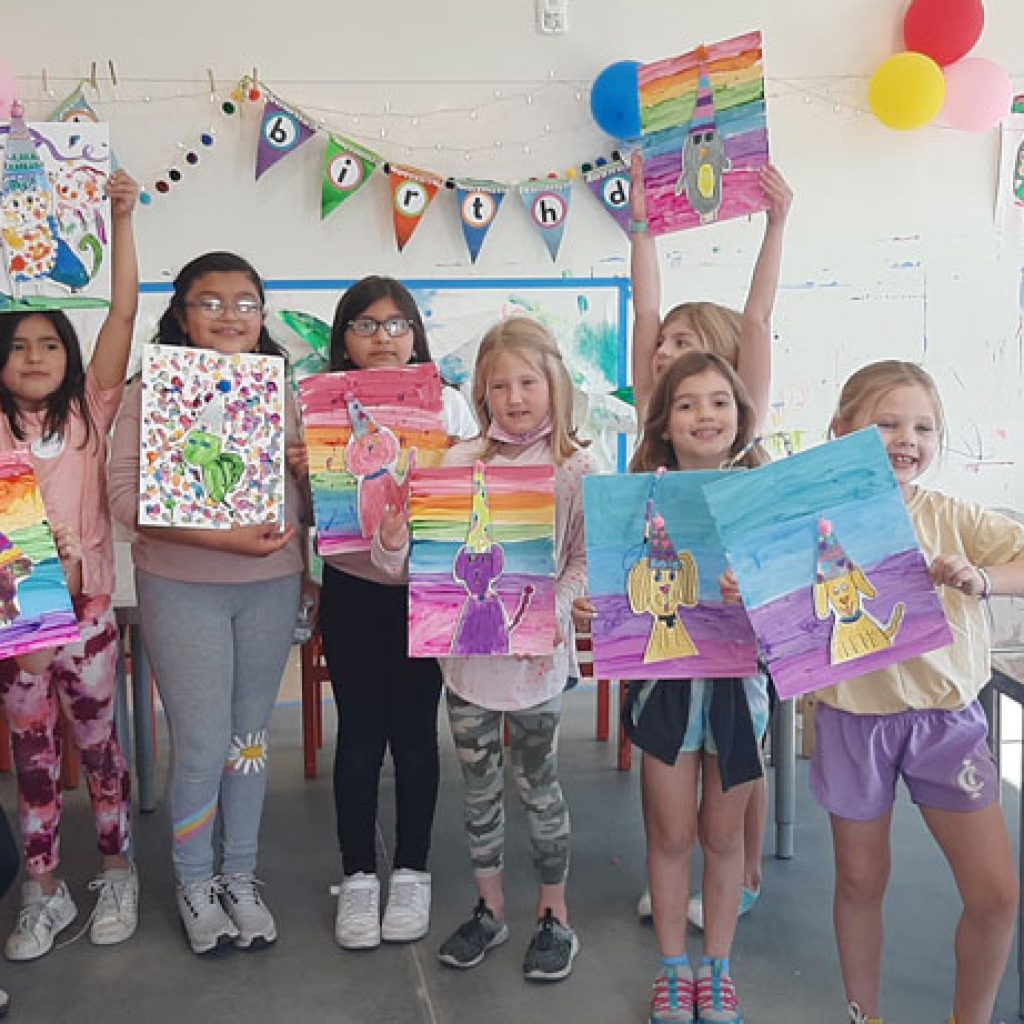 Creative Art Birthday Party for Kids