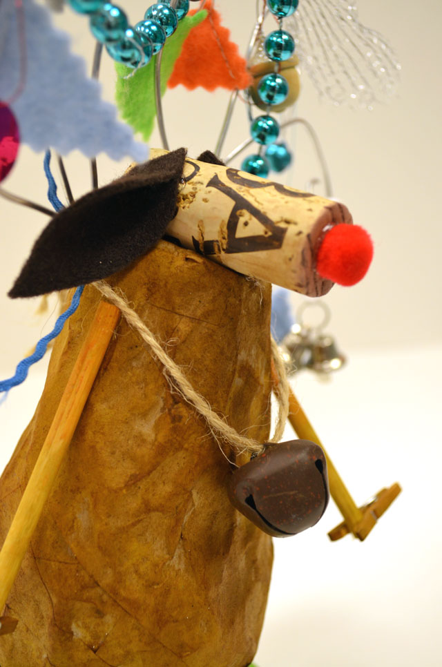 Papier Mache Reindeer Craft